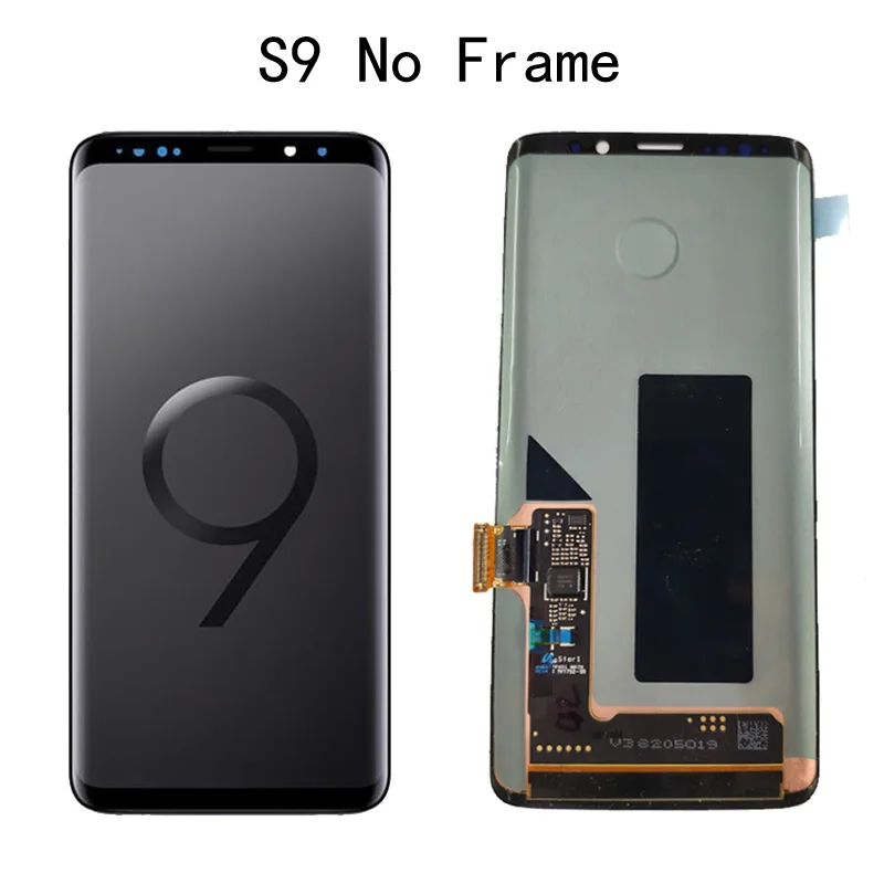 S9 l No Frame AMOLED Замена для SAMSUNG Galaxy S9 S9+ ЖК сенсорный экран дигитайзер с рамкой G960 G965 дисплей - Цвет: S9 l No Frame