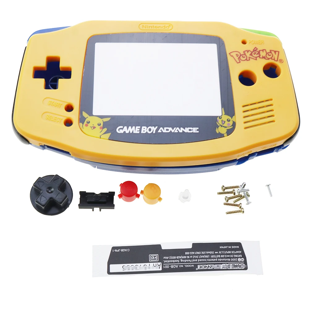 

Yu Xi 14 piece full replacement case for Nintendo Gameboy advance for GBA