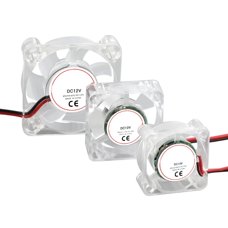 

3D Printer Cooling Fan LED Light Cooler Fan Hydraulic Bearing Fan Mini 2510 3010 4010
