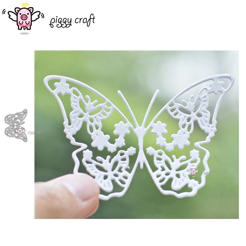 Металлические режущие штампы свинья для рукоделия новый цветок Бабочка