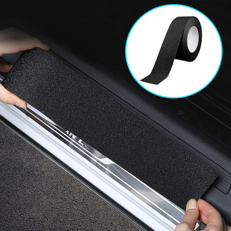 

5 Meters Car Anti Scratch Sticker Auto Sill Bumper Body Trunk Scuff Protector Trim Strip Black Exterior Parts Car Accessories