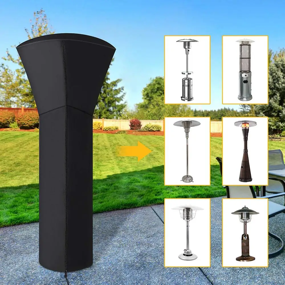 Patio Heater Cover with Zipper Waterproof Outdoor Standing Round Covers for Home Garden Courtyard Heaters |