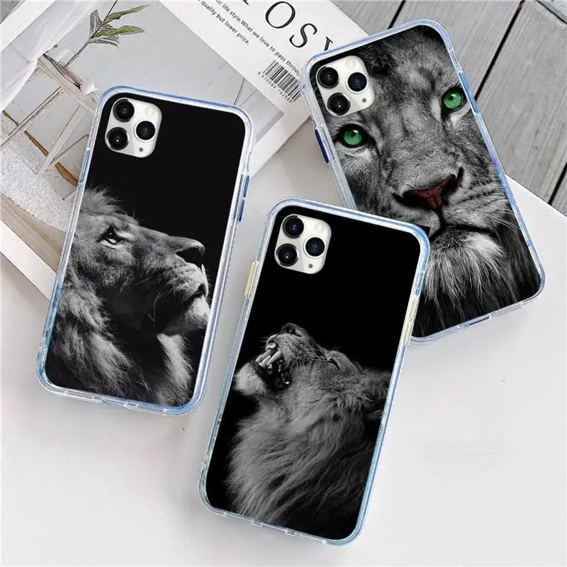 

Animals The Lion Phone Case For iphone 12 5 5s 5c se 6 6s 7 8 plus x xs xr 11 pro max mini