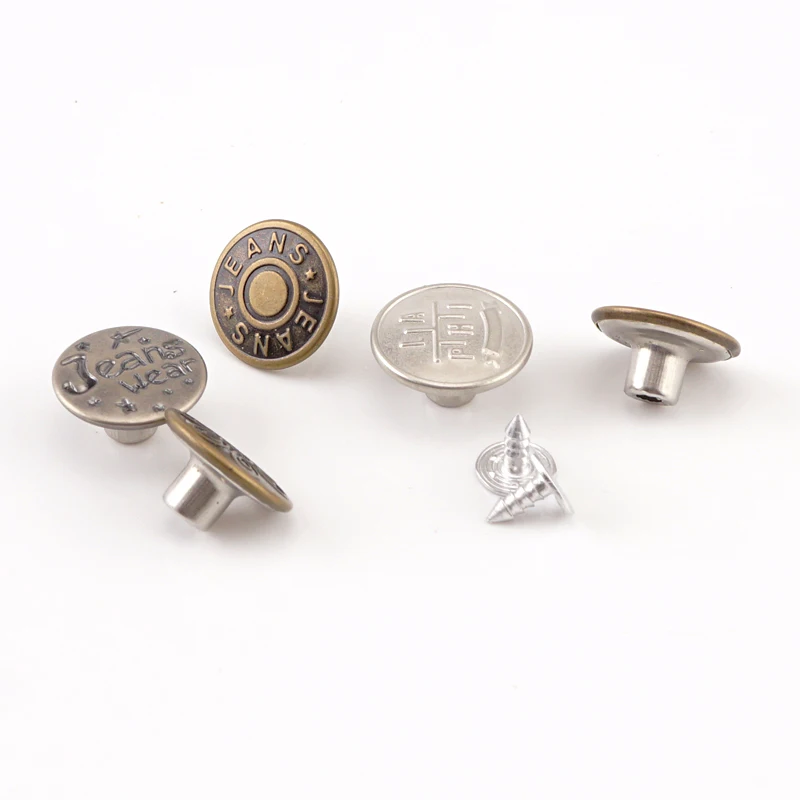 10 шт. металлические пуговицы для джинсов 27 стилей|Украшения тела| |