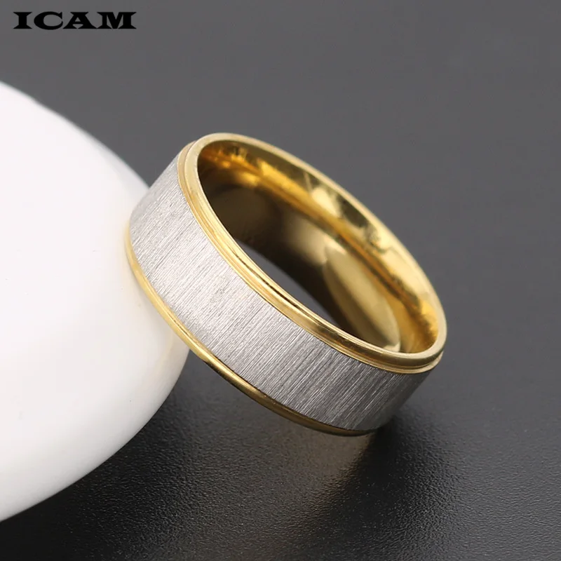 ICAM Горячая продажа серебряные золотые кольца для женщин Европейский