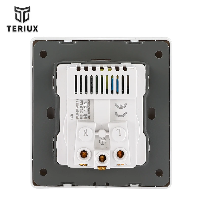 Евророзетка Утопленная два USB 86 видов