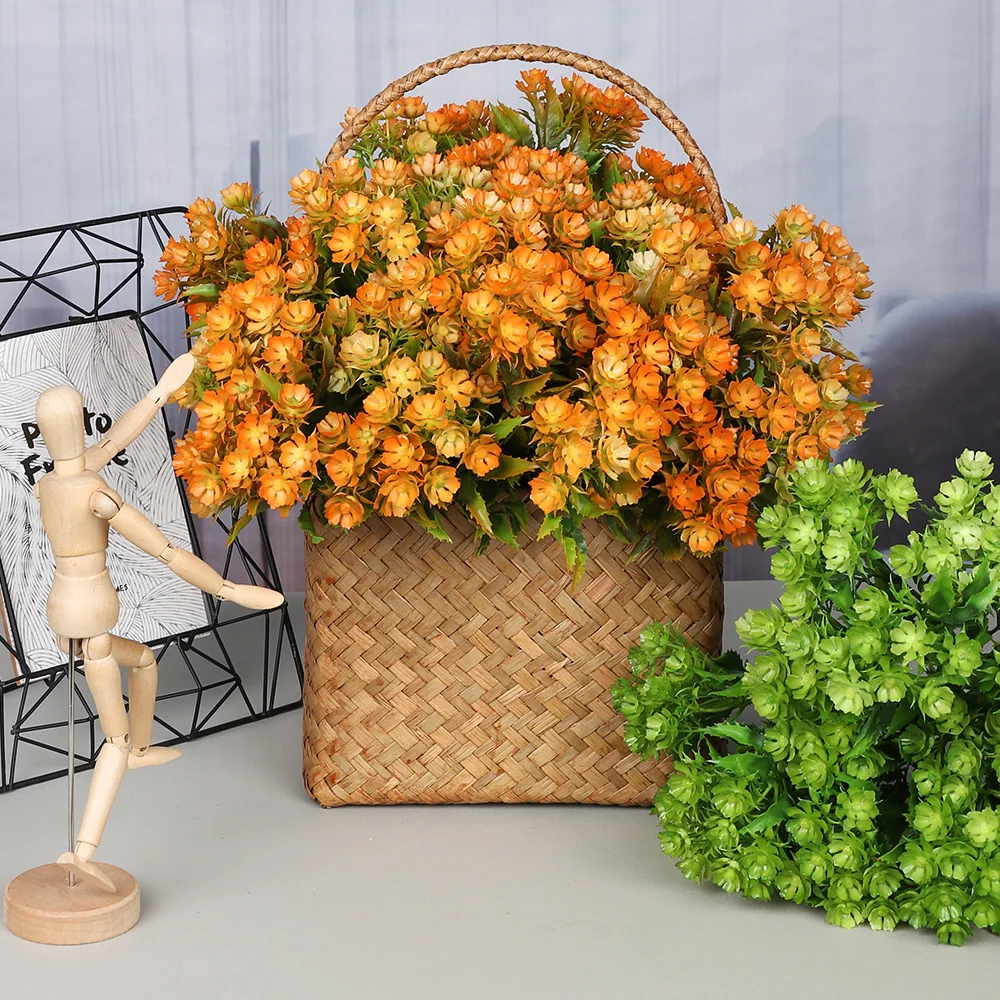 

Simulation bouquet outdoor plastic flower home restaurant partition flower arrangement spray paint artificial artificial flower