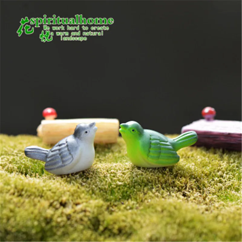 Мини-кукла с цветными птицами моделирование воробей ласточка сделай сам фигурка