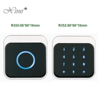 new arrived zk r350m r352m ip65 waterproof wiegand26 34 keypad smart id ic rfid card reader for door access control system