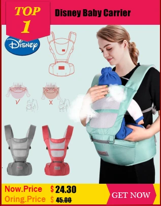 Disney Baby Carrier младенец Хипсит эргономичное переднее многофункциональное приспособление для переноски детей на открытом воздухе аксессуары disney