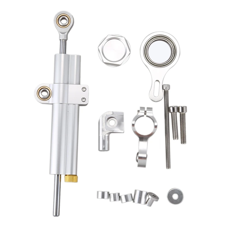 Алюминиевый Регулируемый рулевой Стабилизатор для мотоциклов комплект