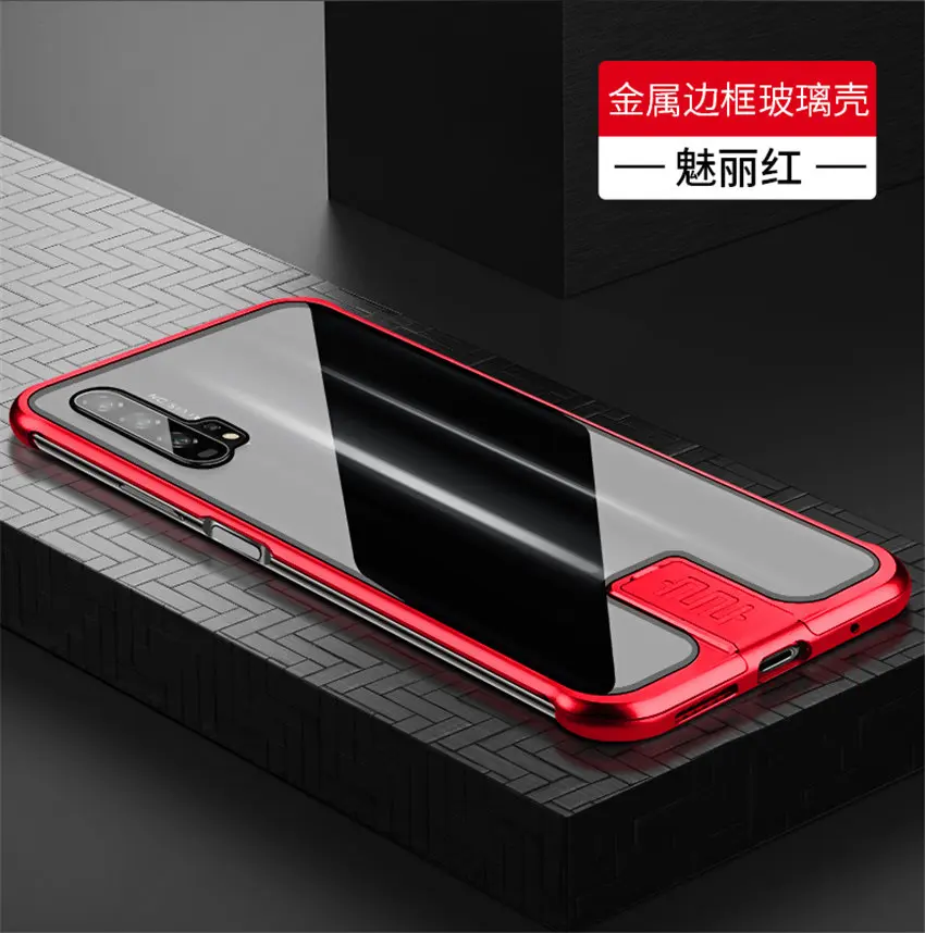R-just Borderless серия металлический каркас чехол для телефона huawei Honor 20 защитный чехол стеклянная задняя крышка Чехлы для huawei Honor 20 Pro