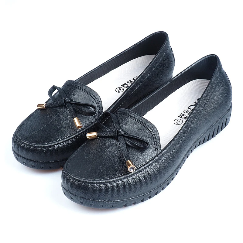 

Shallow Sneakers Adult Plastic Water Shoes Sneakers Slip-Proof Sneakers Fashionable Waterproof Low-Top Rubber Shoes Work Shoes