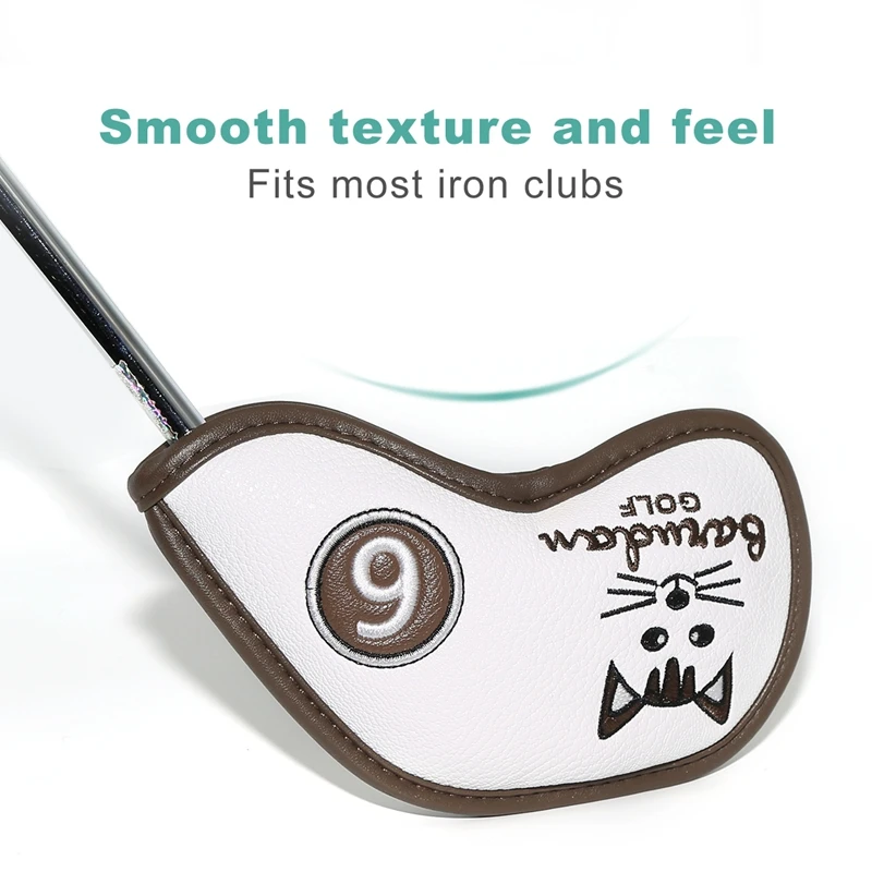 Клюшка для гольфа железная крышка головные уборы вырезанная кошка головка