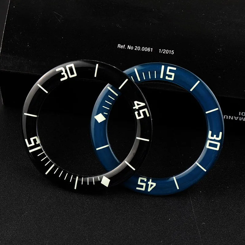 Черная синяя светящаяся стеклянная вставка с покрытием для объектива 45 мм