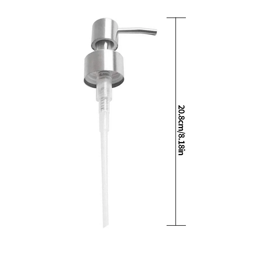 Насадка дозатора из нержавеющей стали 304 ручной диспенсер с мягкой трубкой 2 шт.