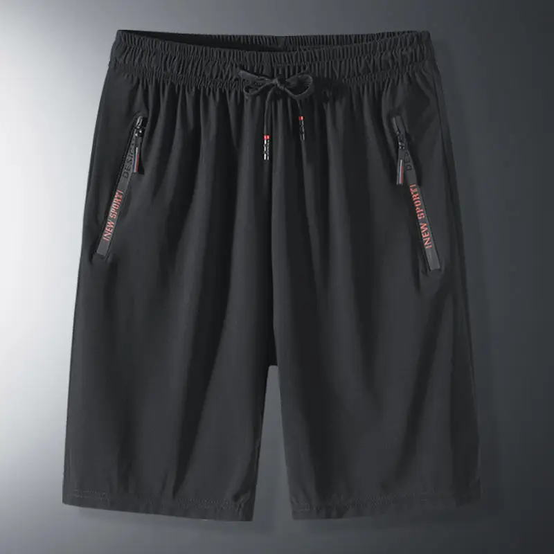 

Shorts for Men Summer Ice Silk Pants Sports Sweatshorts Loose Man Baggy Shorts Plus Size 8XL Thin Male Casual Pants Gym Shorts