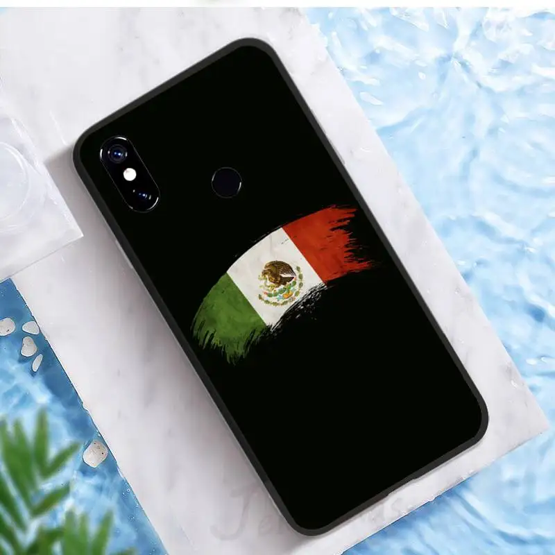 

Mexican National flag sign Phone Case For Xiaomi Redmi note 7 8 9 t max3 s 10 pro lite funda shell cover coque
