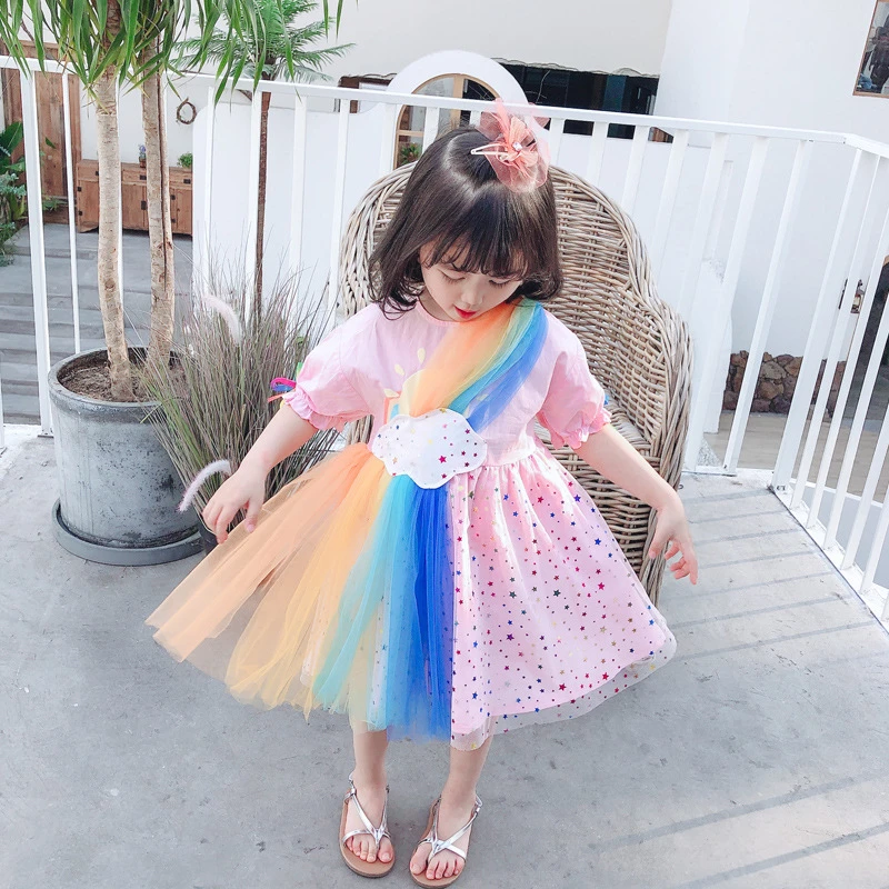 Baby Girls Wedding Dress for Kids Summer Flower Dresses Party Clothing Princess Pageant Prom Vestidos XIAO LU MAO |