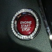 car one key start ignition key rhinestone diamond decoration ring for chevrolet cruze aveo captiva lacetti vw
