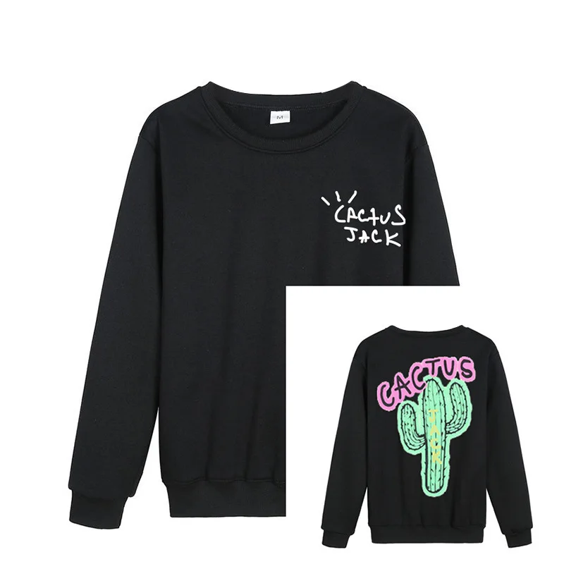 

Print New Travis Scotts Hip Hop Sweatshirt Cactus Jack Swag Funny Women Men Crewneck Sweatshirt Travis Scotts Casual Pullover