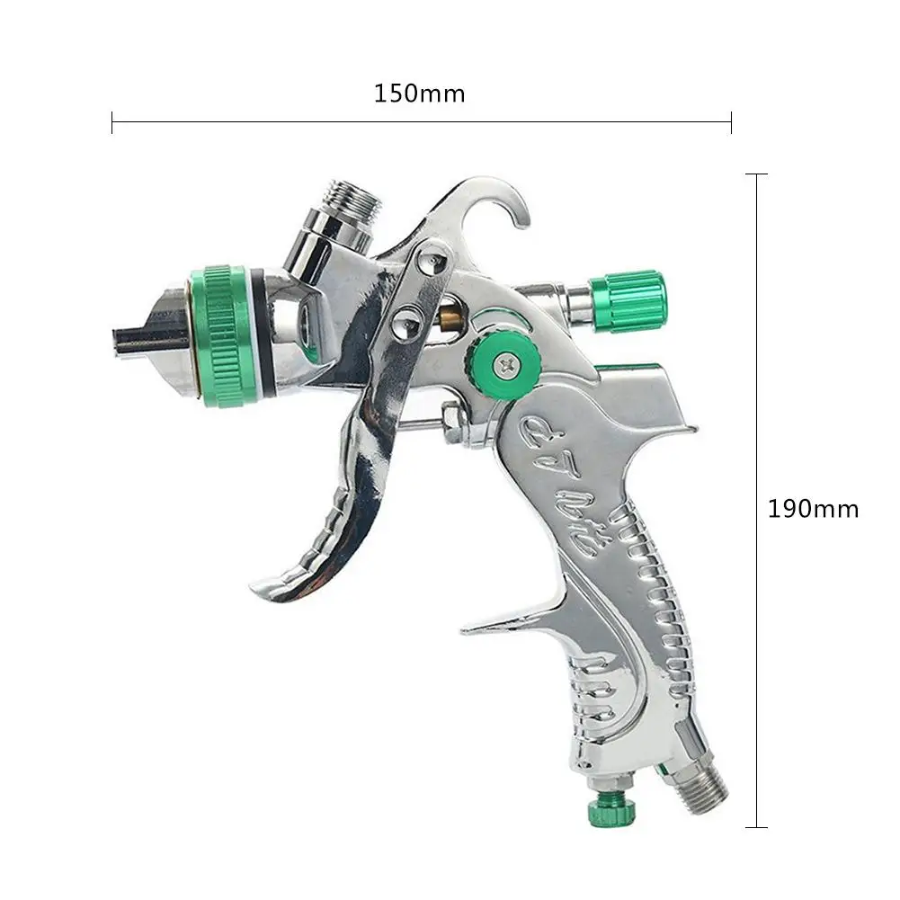 

Gravity Feed Vehicle Car Paint Airbrush Alloy Mini Air Paint HVLP Spray Gun Pro Cake Spraying Gun 1.4/1.7/2.0mm