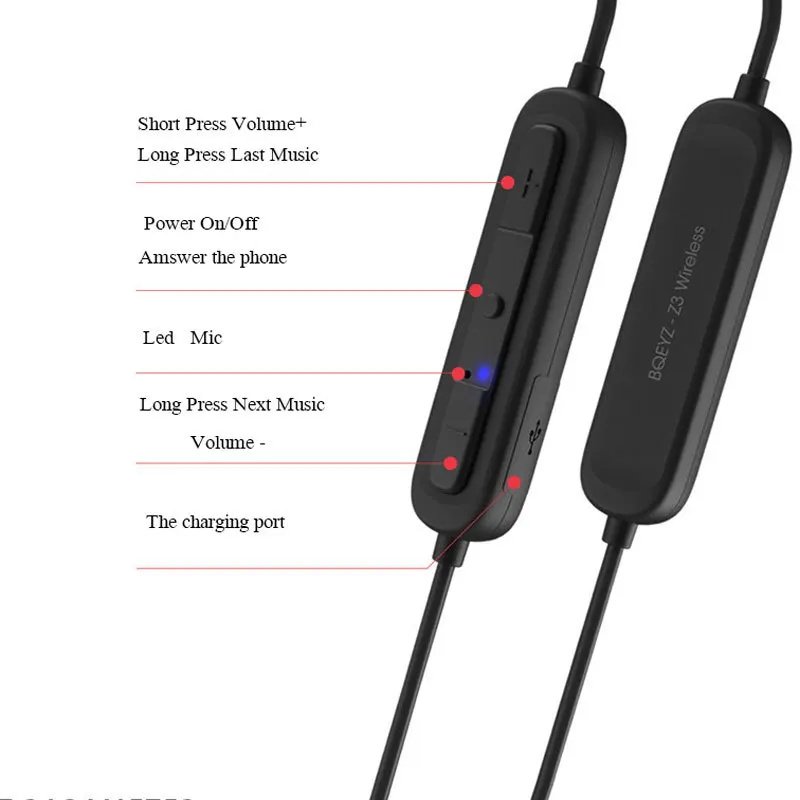 Обновленный Bluetooth кабель 2pin Hi Fi mmcx 0 78 мм съемный для V90 SE215 UE900 QT3 ZS10 CCA C04