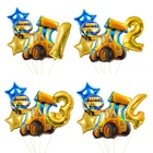 5 шт., воздушные шары из фольги, 1-9 дюймов