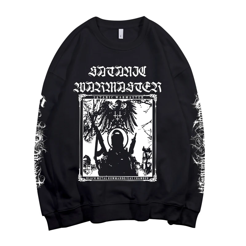 3 вида конструкций Warmaster band пуловер Толстовка rock heavy metal sudadera рокер уличная