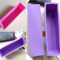 fashion new perfect soap brick pastry bread loaf cake silicone rectangle bakeware 1 2l