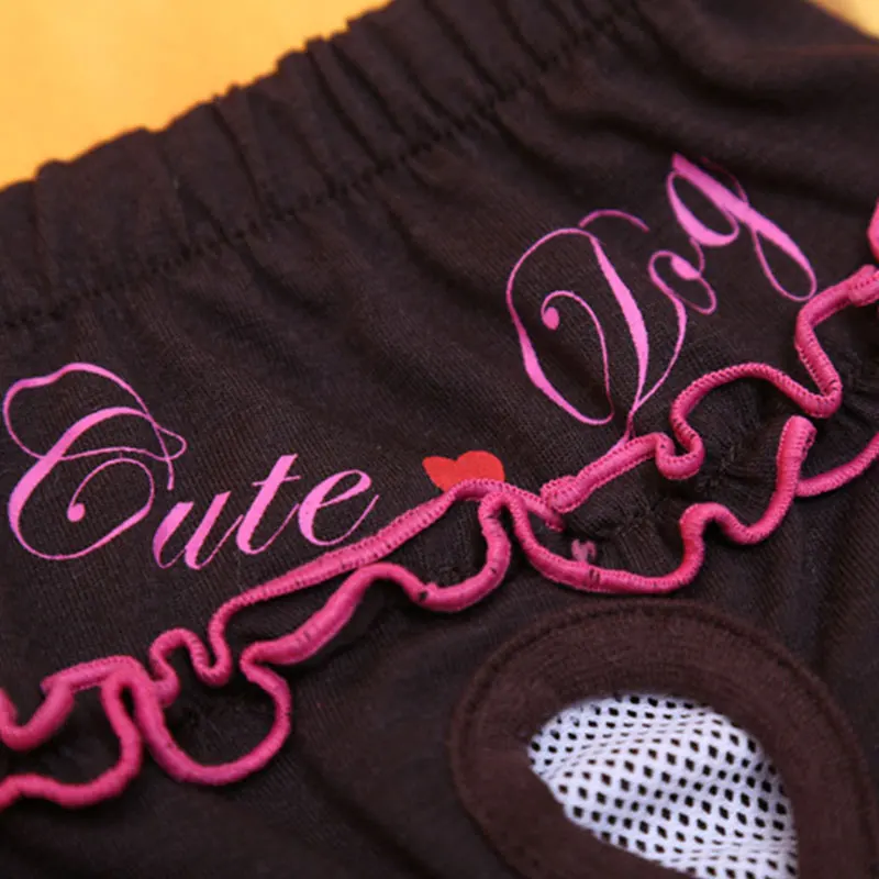 

Puppy Shorts Pet Sanitary Physiological Pants Breathable Cute Colorful Pet Physical Panties Safety Dog Underwear Dog Diapers