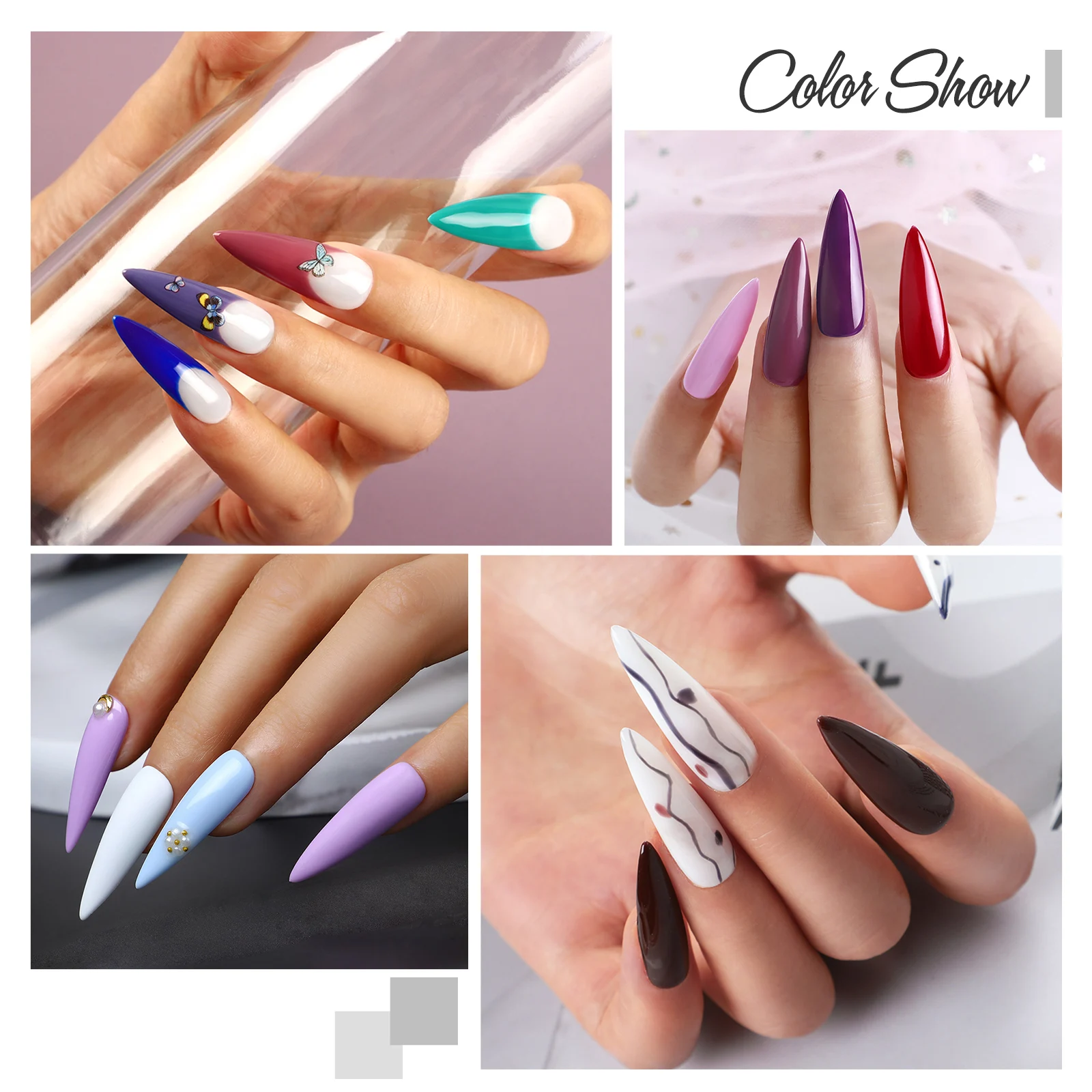 

40 Color Nail Gel Polish 5ml Semi Permanent Varnish Hybrid Soak Off Enamel Paint Gel Nail Art Decoration Supply All For Manicure