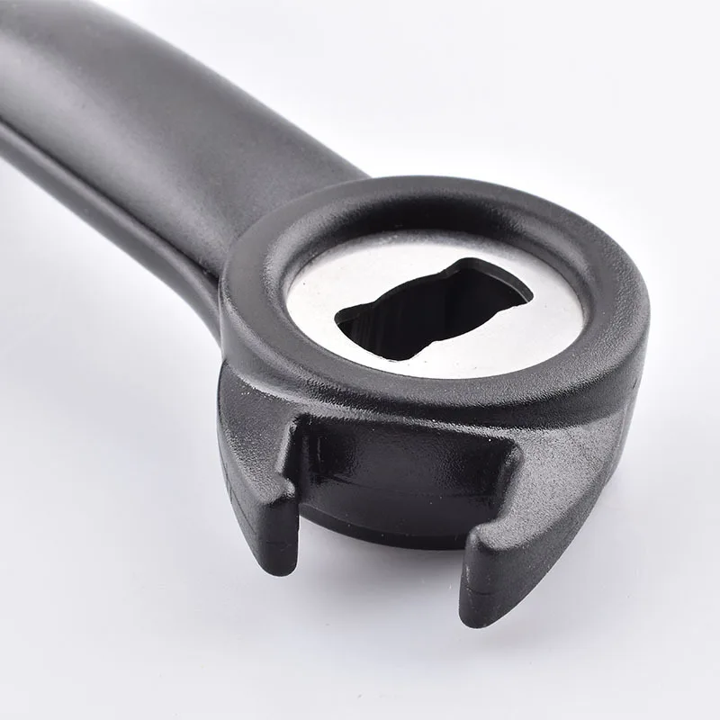 stainless steel manual can opener plastic black 1525cm multifunctional bottle opener portable outdoor home kitchen gadgets free global shipping