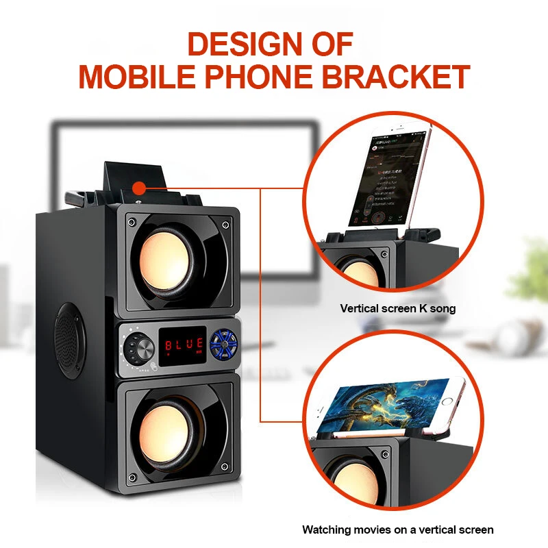 Портативная колонка с Bluetooth 5 0 сабвуфер дистанционным управлением 6D объемные