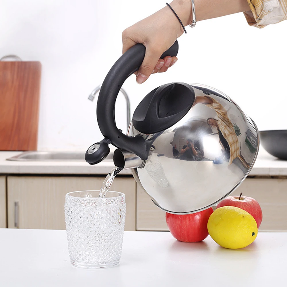 Нержавеющая сталь чайник горючий газ Плита Чай горшок автоматический звук со