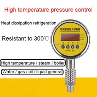 stainless steel electric contact pressure gauge boiler steam high temperature pressure controller air pressure automatic switch