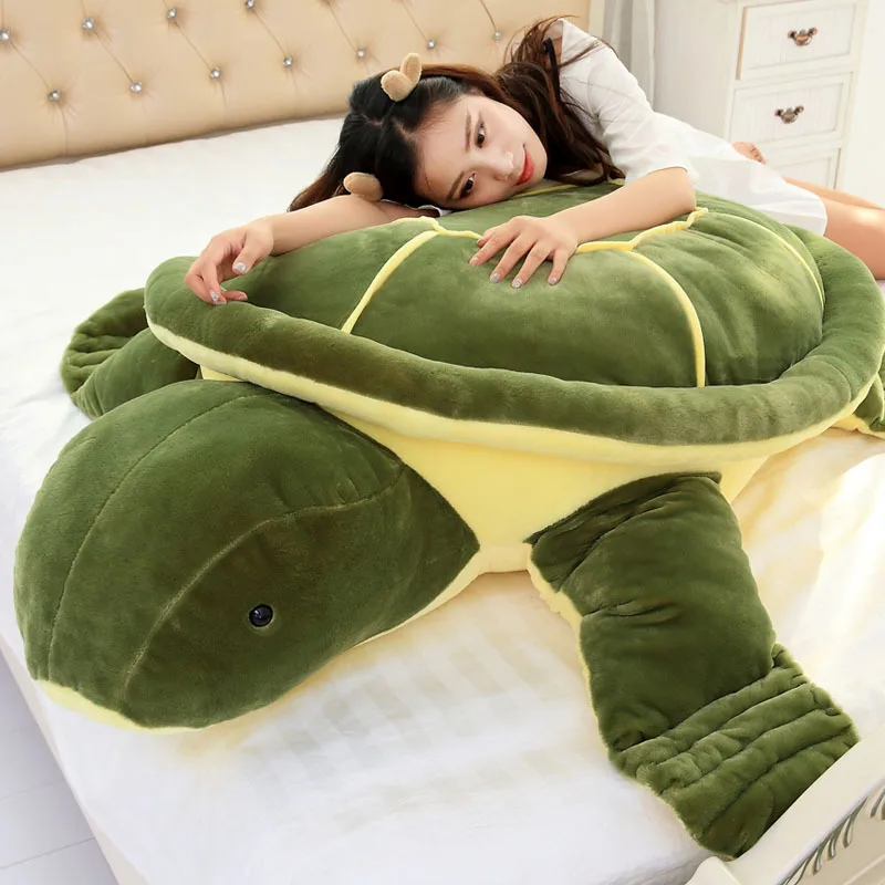 

[Funny]Large size 85/140cm Full filled Giant sea turtle stuffed plush doll toy animal tortoise Hold pillow child kids gift