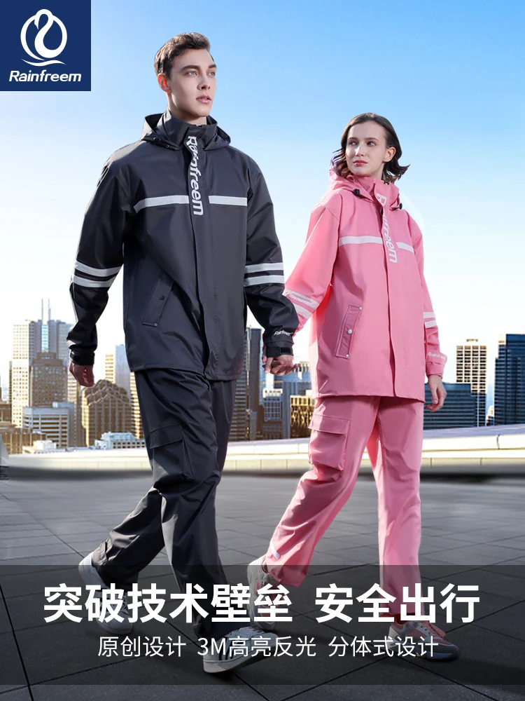 

Мотоциклетный костюм плащ куртка для похода в горы велосипед Водонепроницаемый плащ женские модные низкие сапоги Мартин защита Pluie для дом...