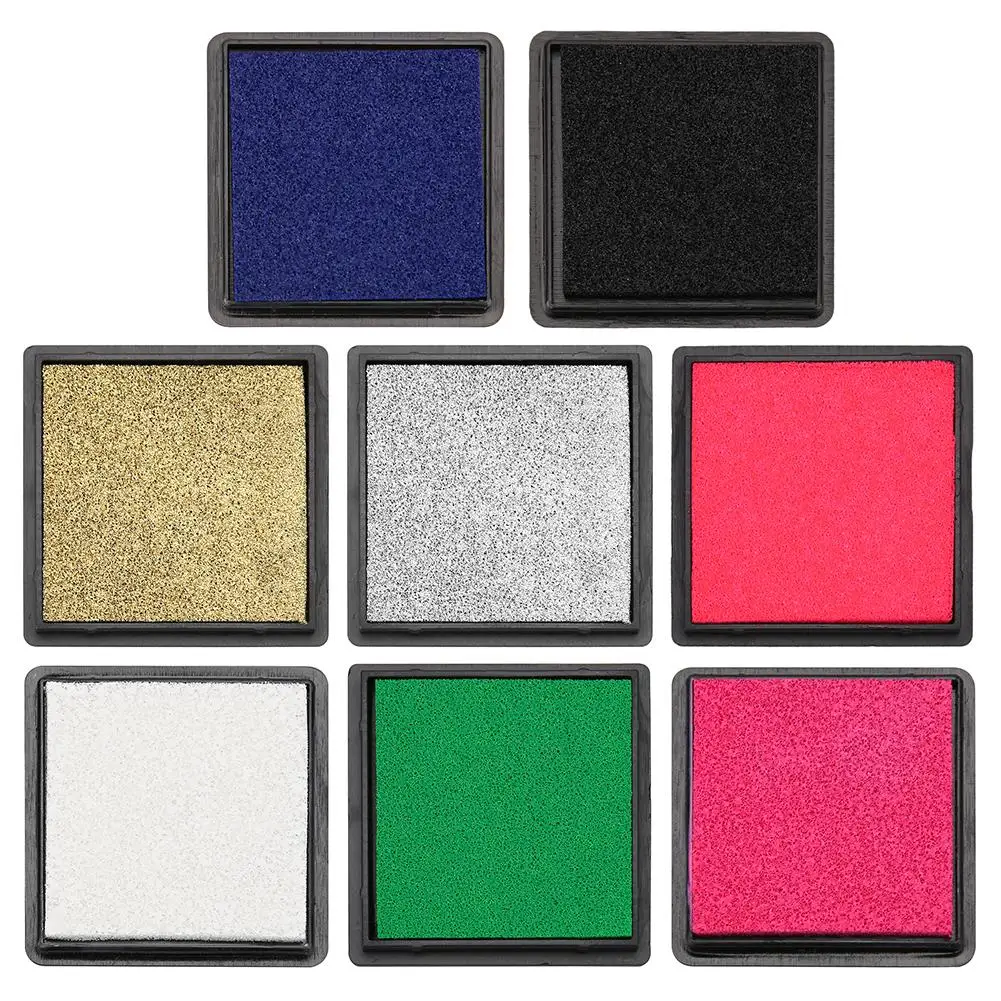 1 шт. 4 см чернильная прокладка для печати скрапбукинга красочная штемпельная