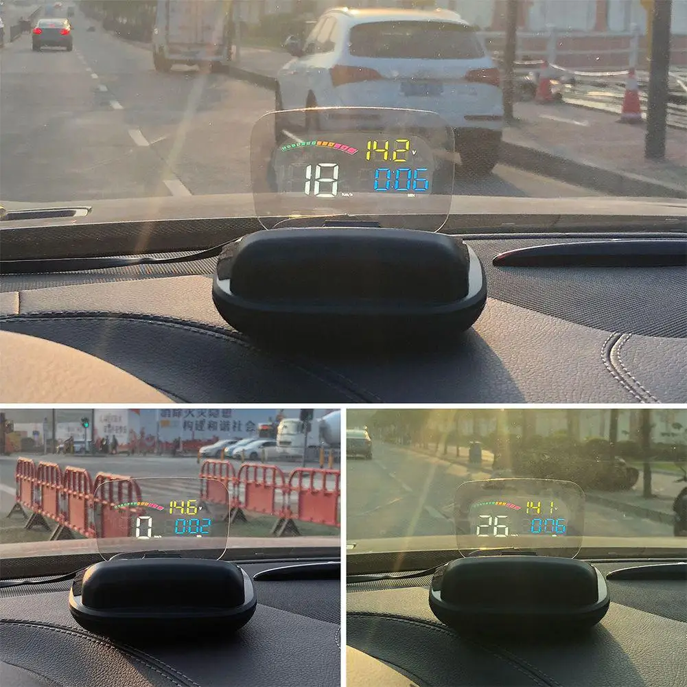 Автомобильный GPS HUD Дисплей C800 OBD Авто Спидометр OBD2 код неисправности устранение