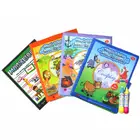 4 стиля, детские игрушки Монтессори, набор для рисования, многоразовая волшебная вода, разноцветное Сенсорное образование для ребенка, Русалка, мультфильм