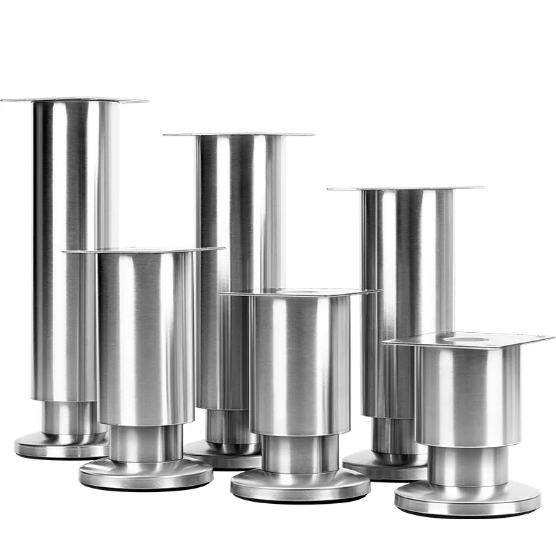 

1pcs 8-30cm metal adjustable furniture legs stainless steel furniture replacement legs for tables cabinets TV cabinets sofa feet