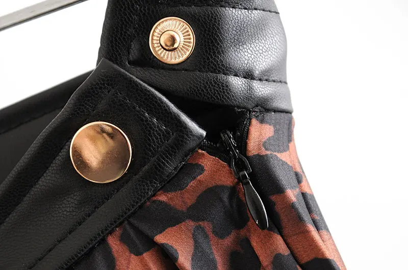 Винтаж с высокой талией плиссированные юбки женская обувь толстой подошве из