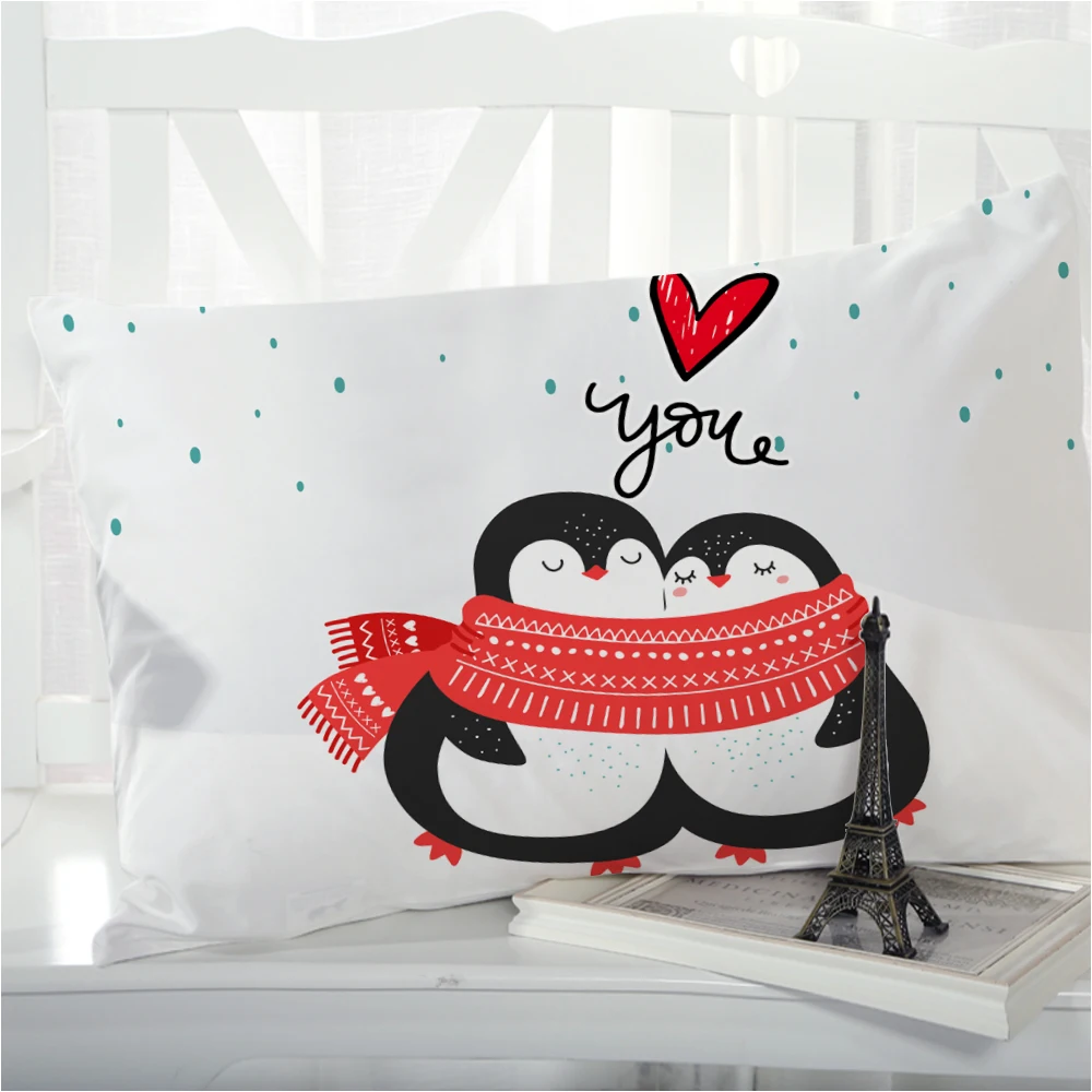 

1pc Animal Cartoon Pillow cover Pillow case Bedding Pillowcase Pillowcovers decorative 3D Print for children kids baby LOVE