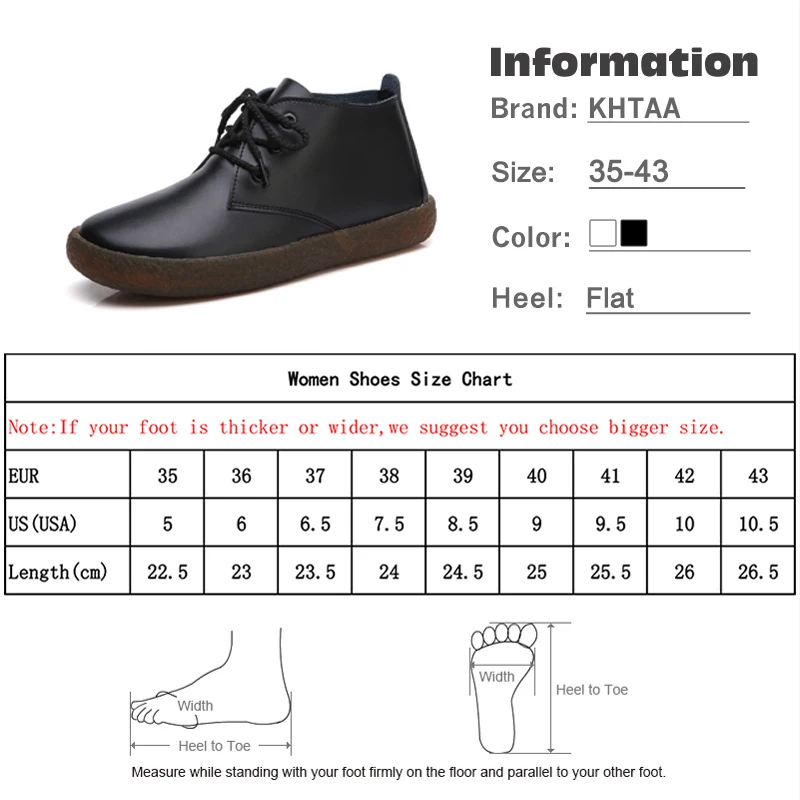 

Women Plus Size Flat Platform Ankle Boots Autumn Retro Lace Up Genuine Leather Moccasins Ladies Shoes Winter 2019 White Footwear