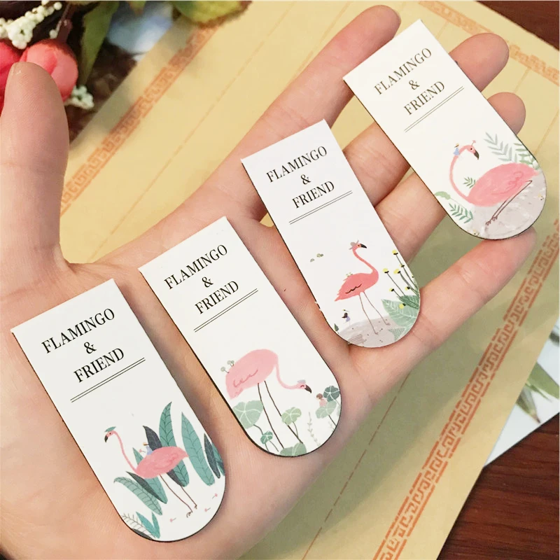 4 шт./компл. мультяшный Единорог фламинго вишня Сакура необычный бумажный зажим