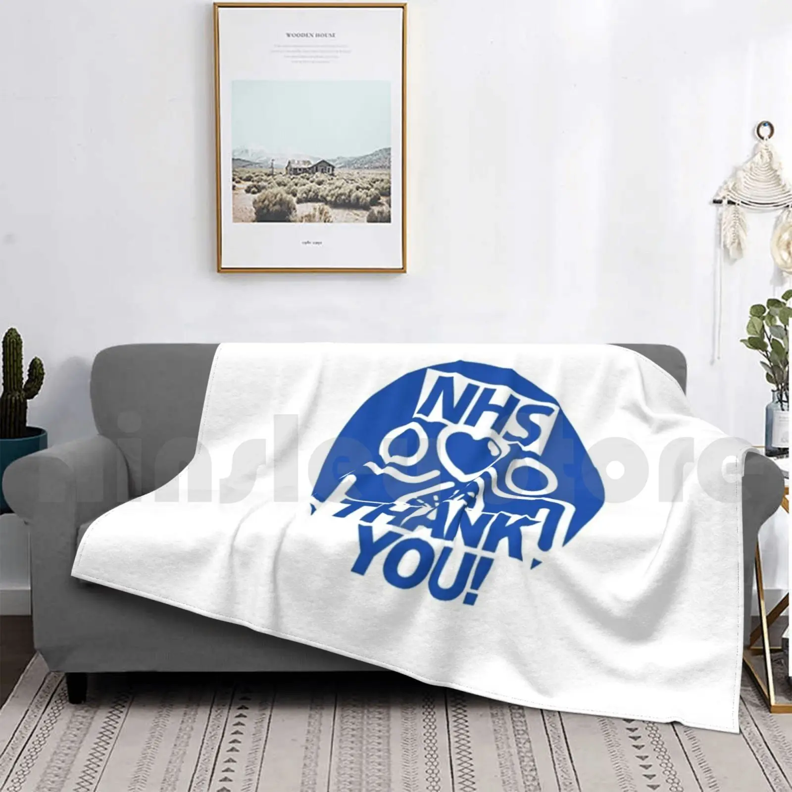 Спасибо Nhs одеяло супер мягкое теплое тонкое спасибо Радуга поддержка медсестра
