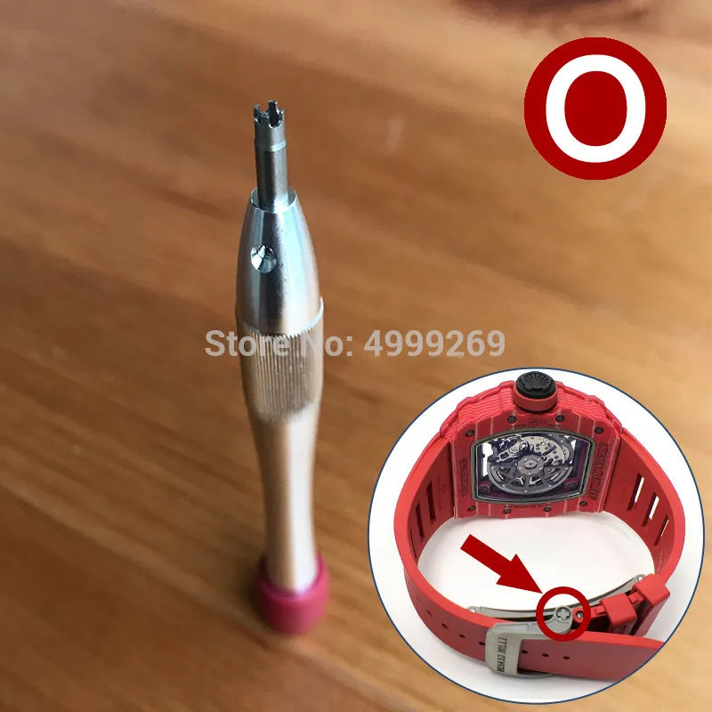 O Стальная специальная отвертка для Audemars Piguet, Bvlgari, Bulova, IWC, Richard Mille, Rocks, Omega watch parts tools - Цвет: O