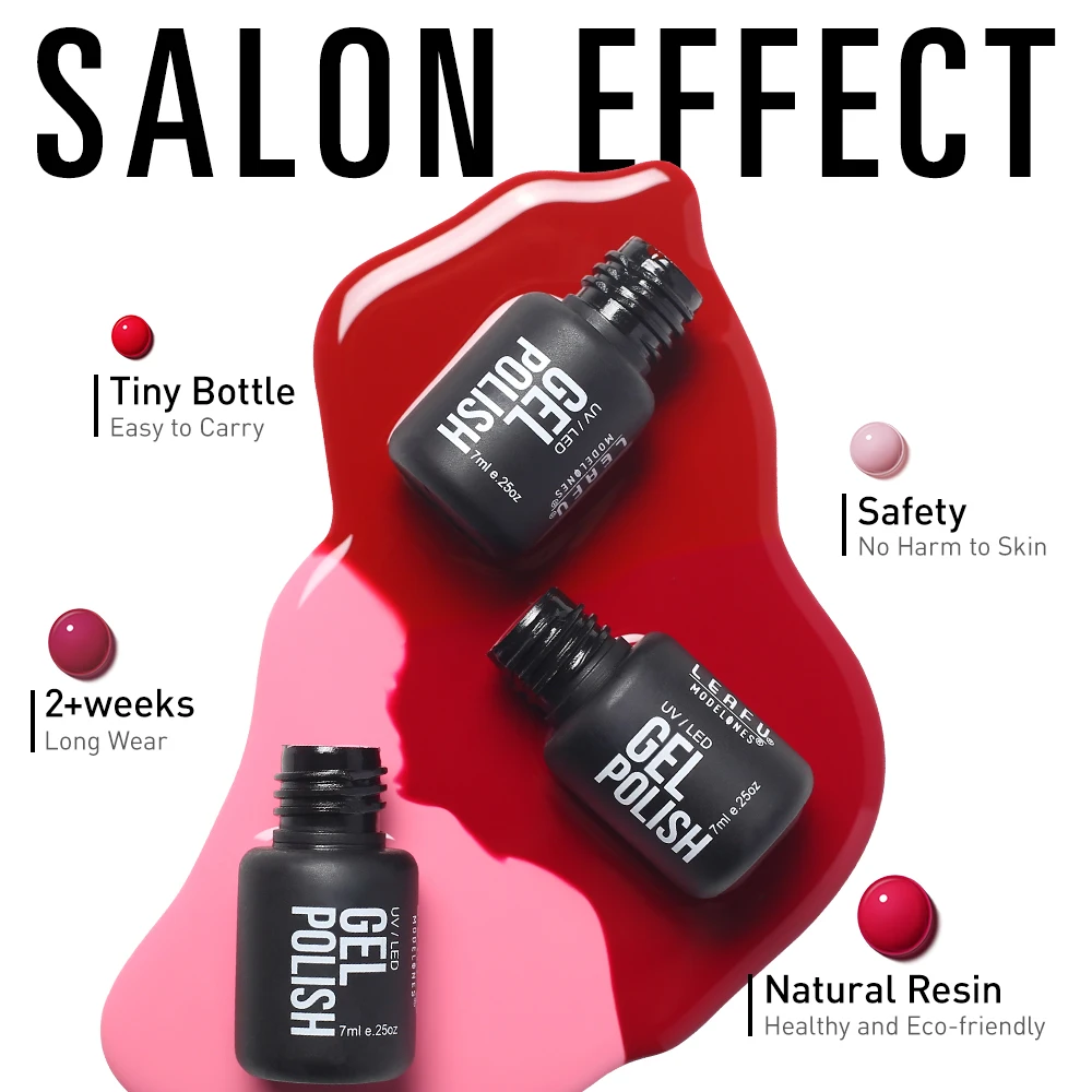 Modelones Фиолетовый Цвет УФ Гель лак отмачиваемый для ногтей долговечный