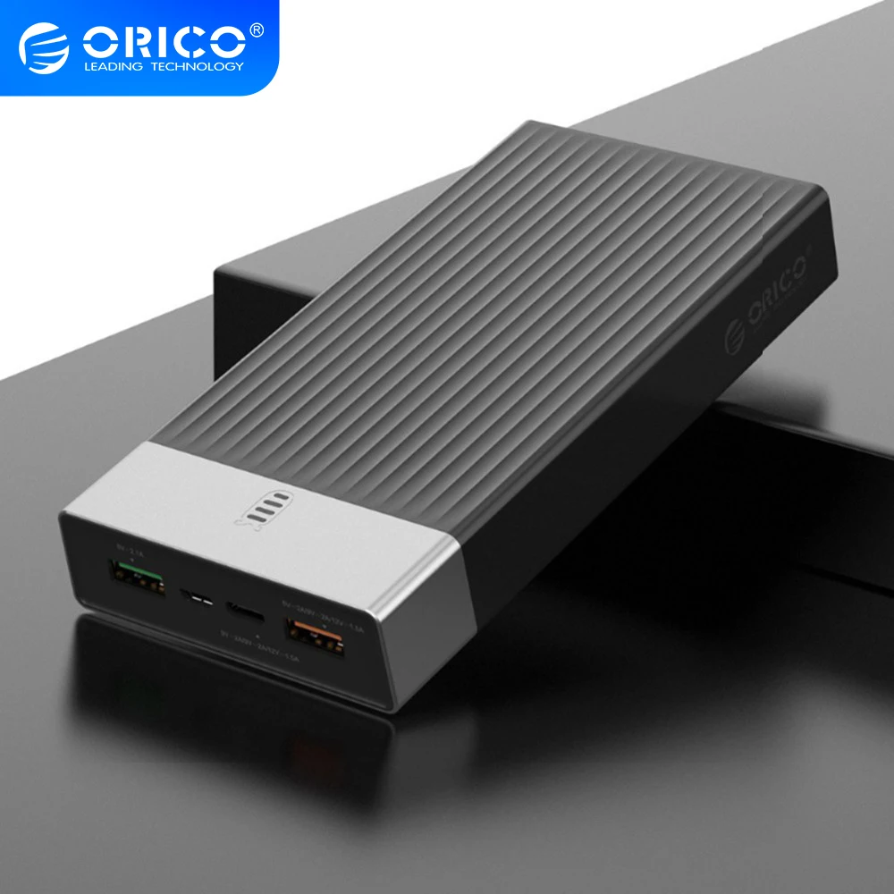 ORICO Quick Charge 3 0 Мощность банк 10000 мАч три Выход 5V2A/9V2A/12V1.5A * 1 Максимальная 18 Вт внешний